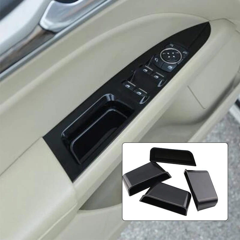 For Ford Fusion Mondeo 2014 2015 2016 Door Storage Box Tray Inner Handle Armrest Container Bin Car Parts LHD Accessories