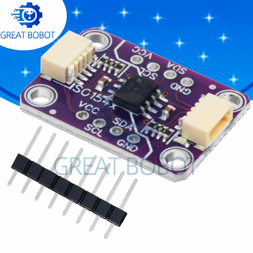 ISO1540 Bidirectional I2C Isolator Module 3.3V/5V with STEMMA QT Qwiic Interface Breakout Board
