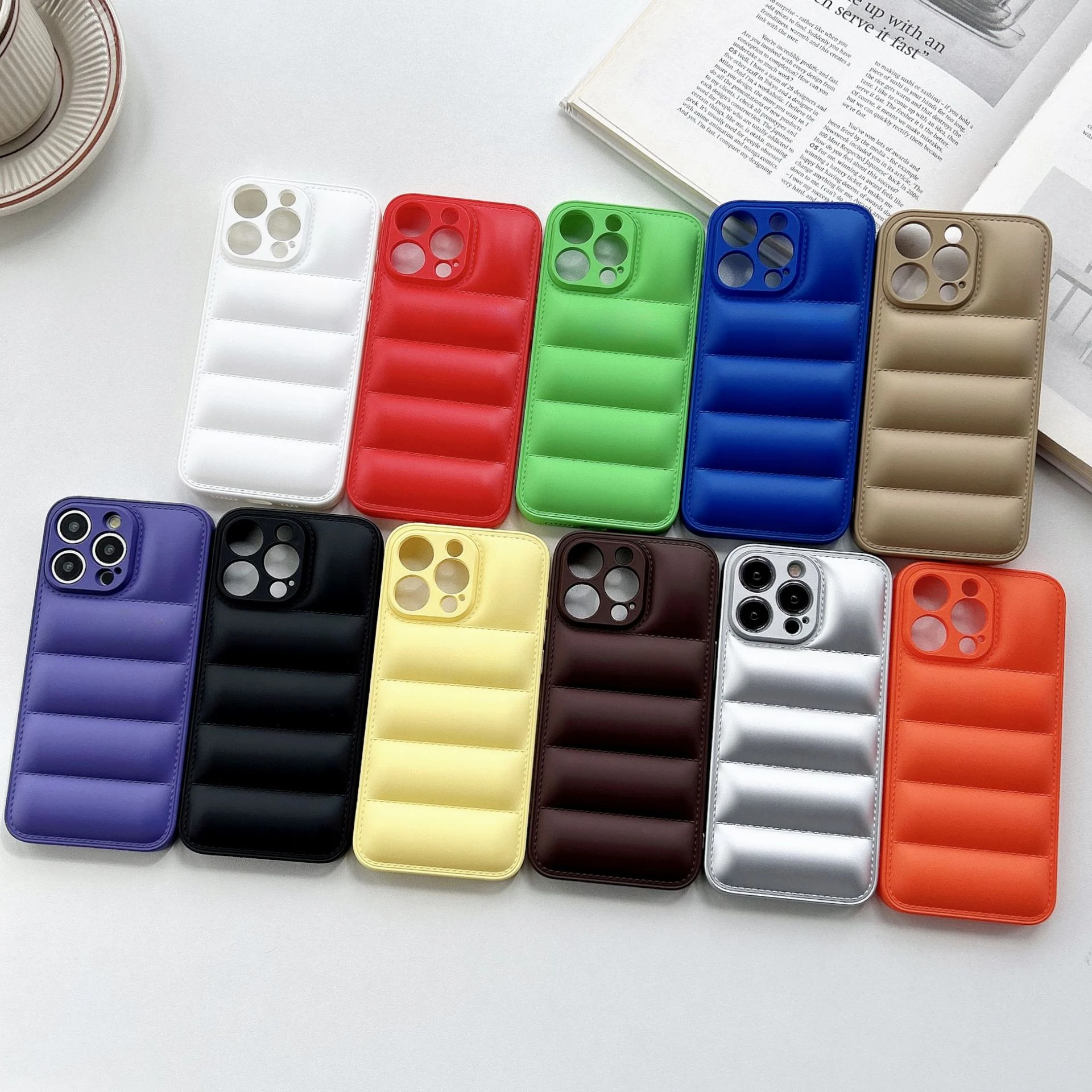 Funda de teléfono de silicona con patrón colorido para iPhone 16 15 14 13 12 11 Pro Max Plus, funda trasera suave a prueba de golpes con cámara completa