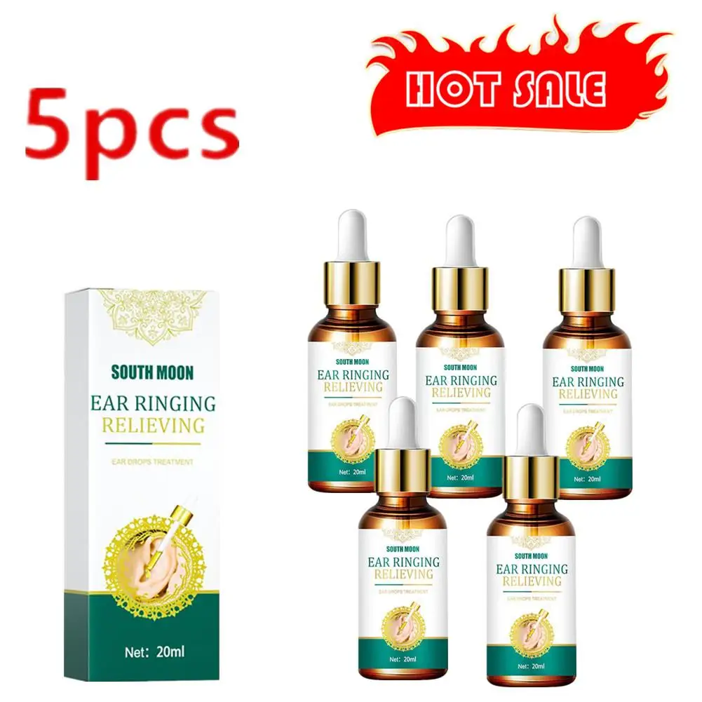 Zumbido Ear Drops, Orelha Zumbido, Suave, Aliviar a Saúde, Descarga Care, Zumbido Líquido, Surdez Orelha, Inchaço, Otite, 5X