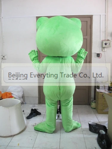 Cute Cartoon Frog Mascot Traje, Vestido de Natal Plush, Halloween Mascot, New Adult Hot Sale