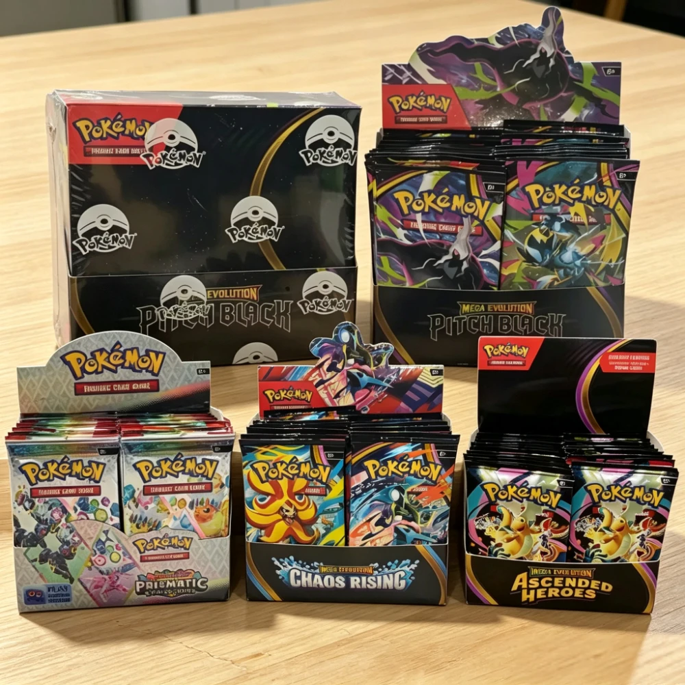 90-360 Pcs Pokemon Card ASCENDED HEROES Evolutions English Booster Battle Pokemon Card Game Carte Trading Collection Cards Gift