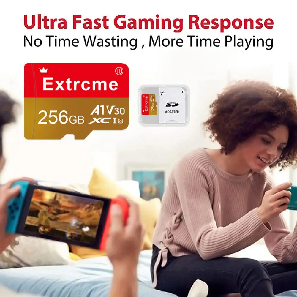 Original Memory Card 128GB Micro Flash TF/SD Cards 256GB 512GB High Speed Large Sd Memory Card Storage Device For PC/Phone