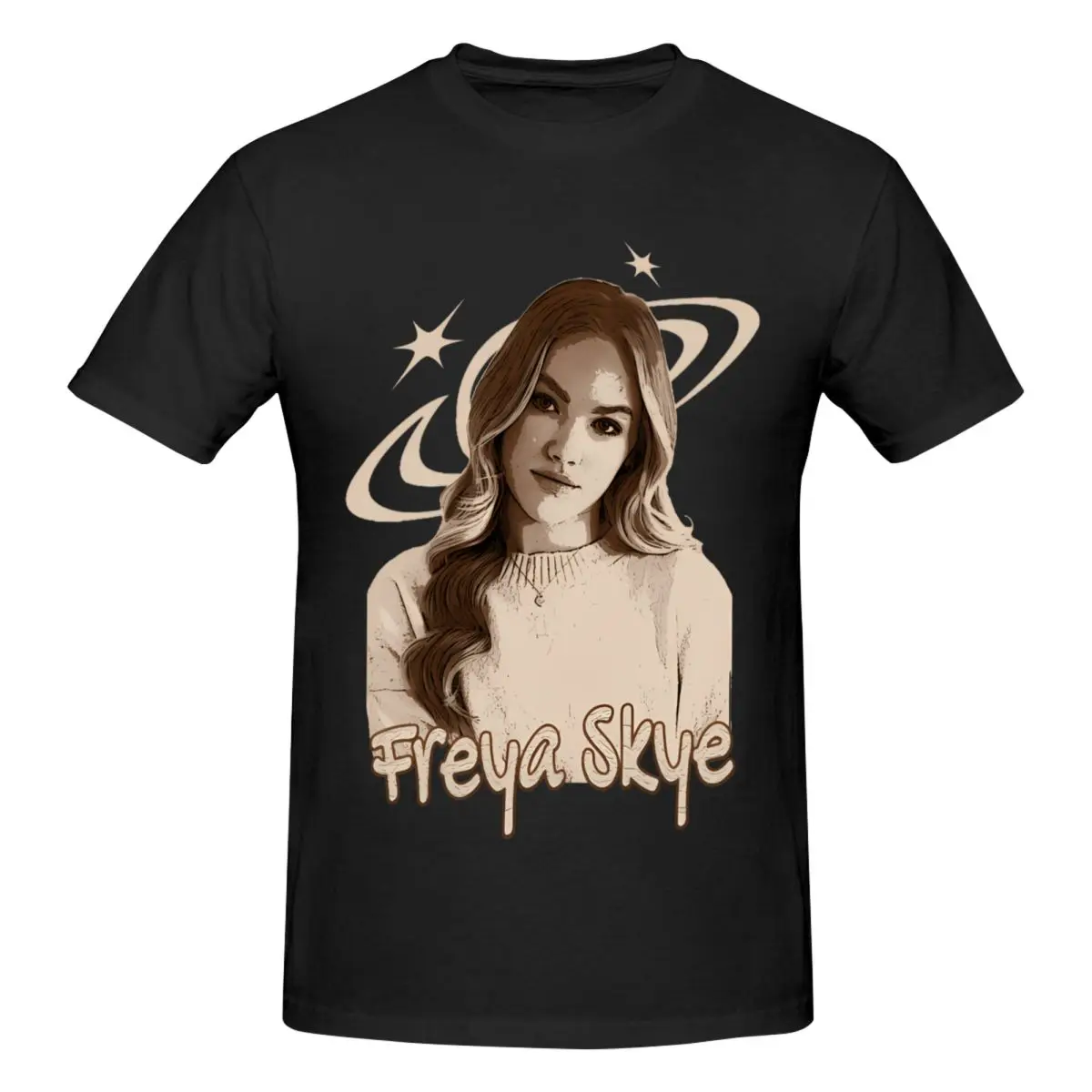 Men Silent Treatment Freya Skye Kawaii T Shirt Streetwear O-neck Cotton T Shirt Men