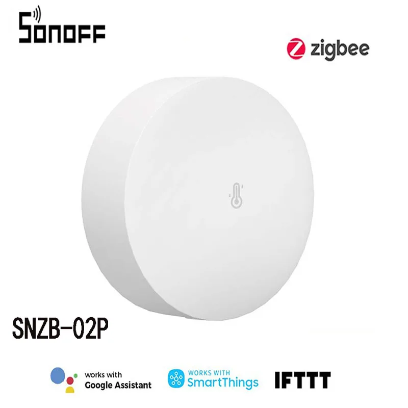 SONOFF SNZB-02P Zigbee Temperature and Humidity Sensor Smart Home Sensor Smart Home Voice Control Easy Micro Link App