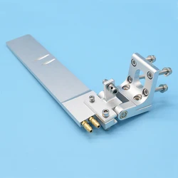 1pc RC Boat High Quality CNC Aluminum Alloy 68 x160mm Rudder with Dual Water Pickup For Rc Boat
