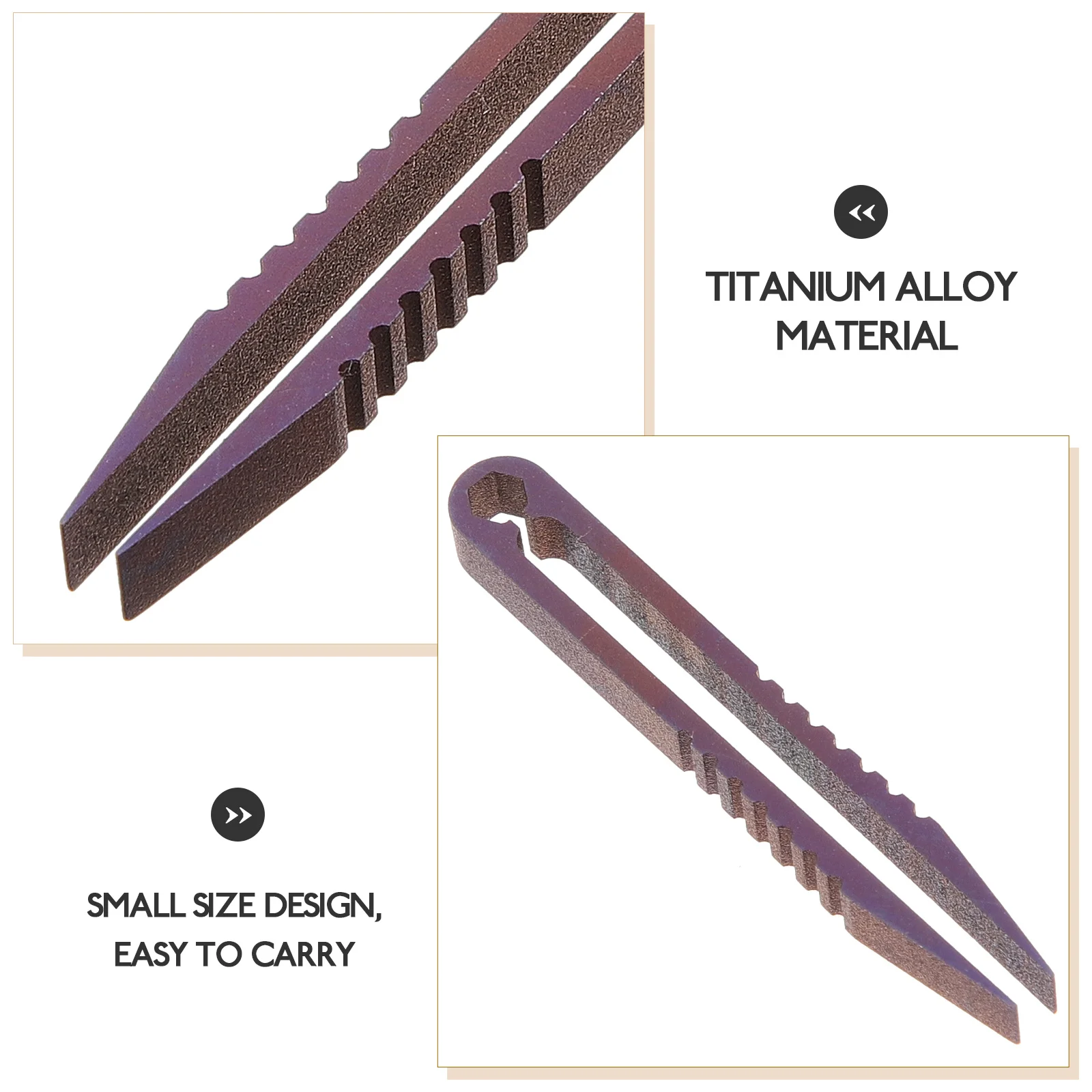 

Mini Tweezers High Precision Machined for Travel Camping Hiking Fishing Multi Function Portable Tool Gadgets Men