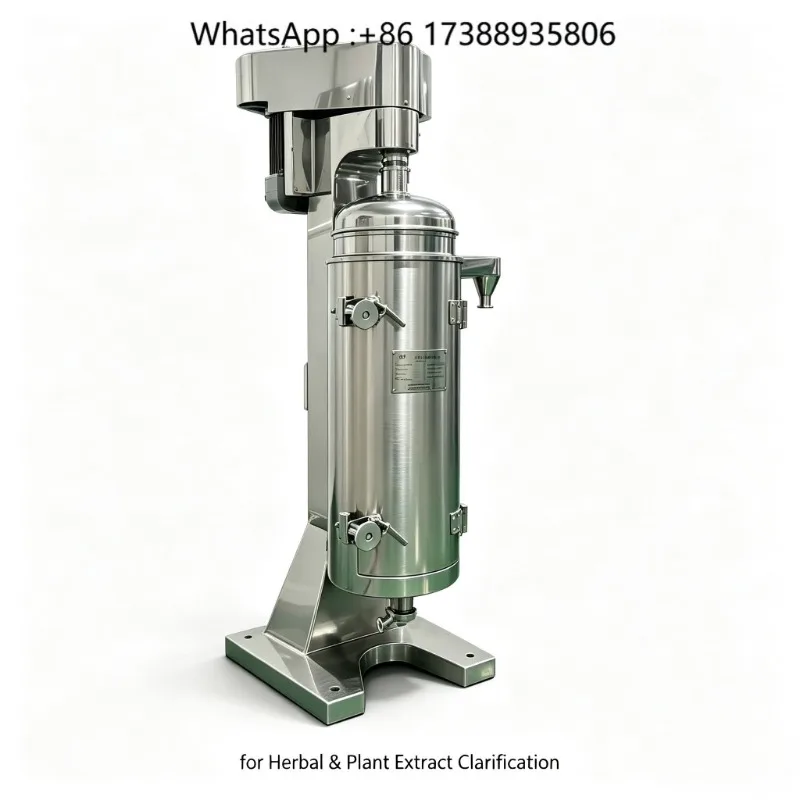 hot  3 Phase Centrifuge Liquid-Liquid Oil Water Separator Machine New with Gear Core Components for Manufacturing Plant