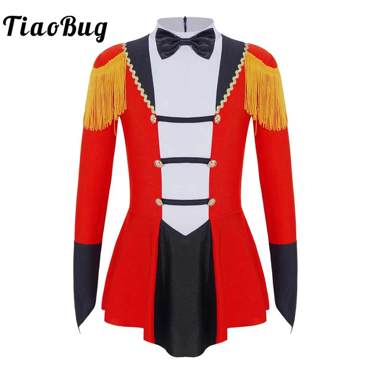 

Детские костюмы для косплея цирк для девочек, трико, платье с длинными рукавами, украшенное драгоценными камнями, карнавальный костюм для выступлений вечерние, комбинезон