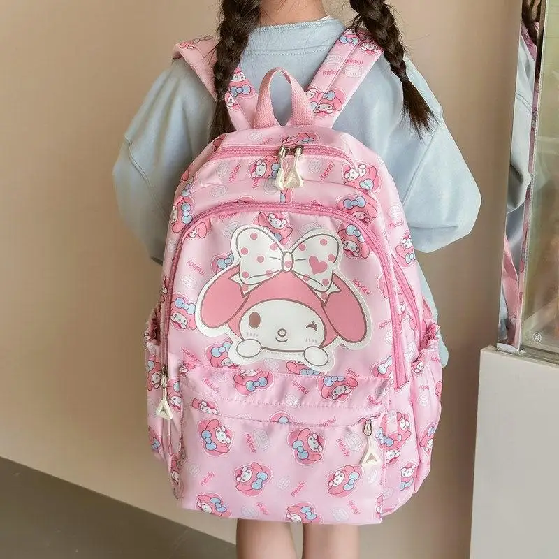 

Sanrio Kuromi Schoolbag Cinnamoroll Student Large Capacity Cartoon Stress Relief Backpack Cute Hello Kitty Travel Bag Hot Gift