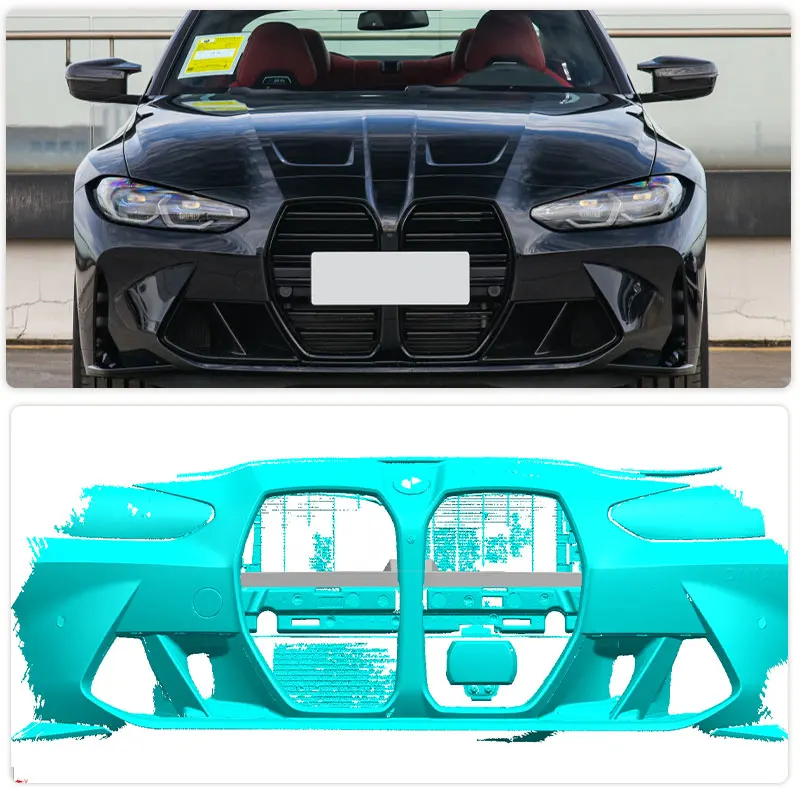 Prepreg Dry Carbon Car Front Bumper Crash Foam Cover for BMW G80 G81 M3 G82 G83 M4 2021-2023 Racing Front Grill Back Foam Cover