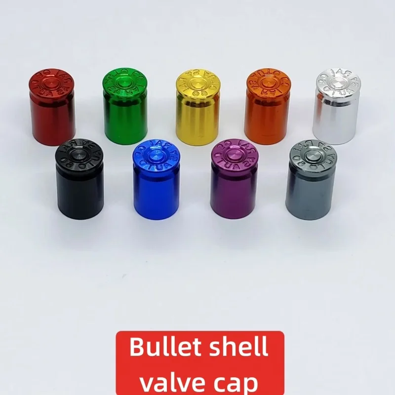 Tampas de válvula Bullet Case - Ajuste padrão dos EUA - 4 PCS Capas para todos os carros e motocicletas Fabricante de fábrica