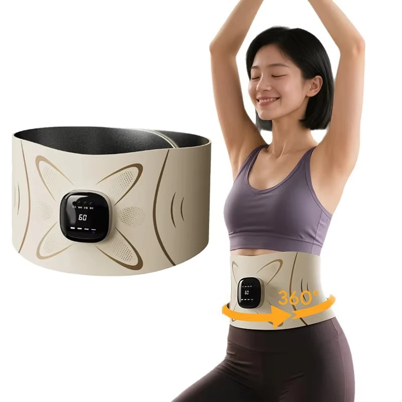 

Tuhopeta EMS Waist Belt Fitness Vibration Massager Portable FullBurning slimming Tummy Belt Muscle Stimulation abdominaltrainer