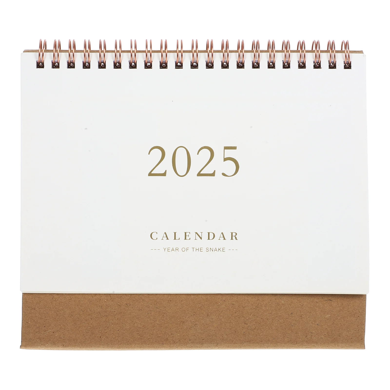 Minimalistic 2025 Desk Calendar Standing Flip Desktop For Planning Organizing Daily Monthly Schedule Home School Stationery