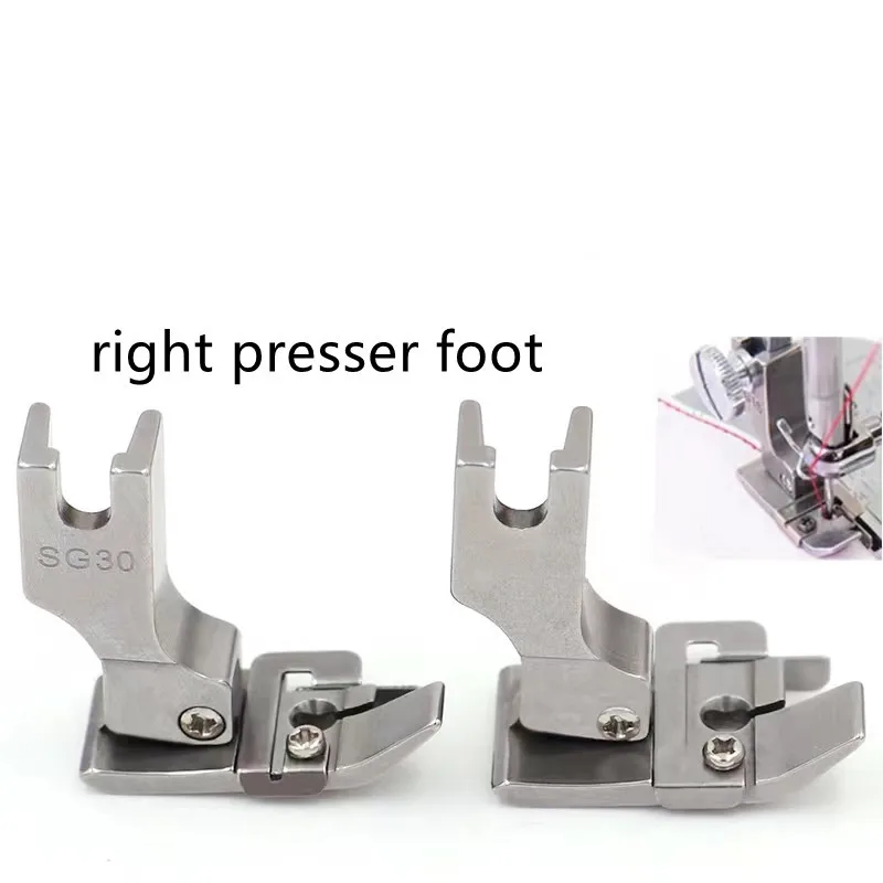 SG10 Imported Spring Belt Steel Sheet Seam Allowance Presser Foot SG60 Thin Material Anti-Wrinkle All-Steel Machine Flat Edge