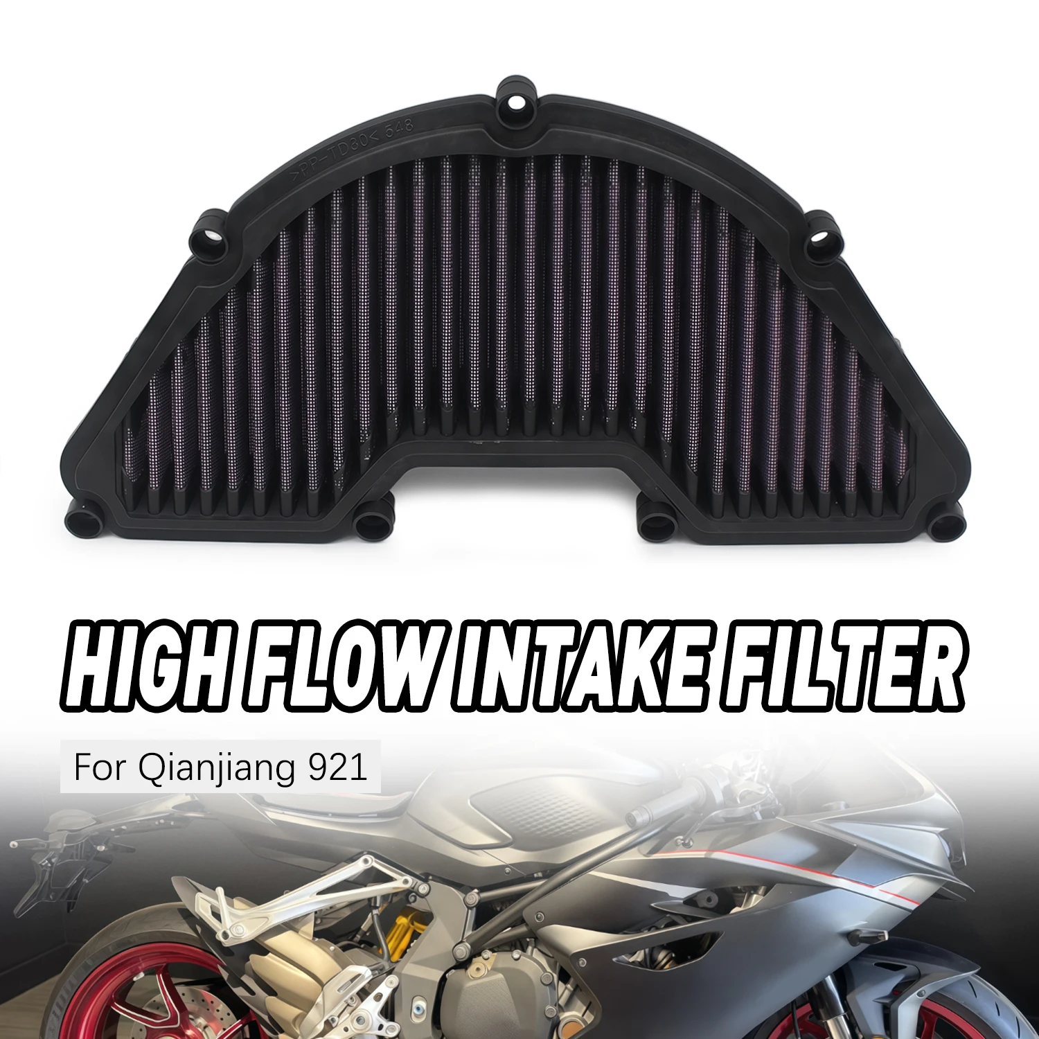 

Motorcycle Accessories High Air Filter Cleaner For Qianjiang Motorcycle Race 921 Motorcycle Parts