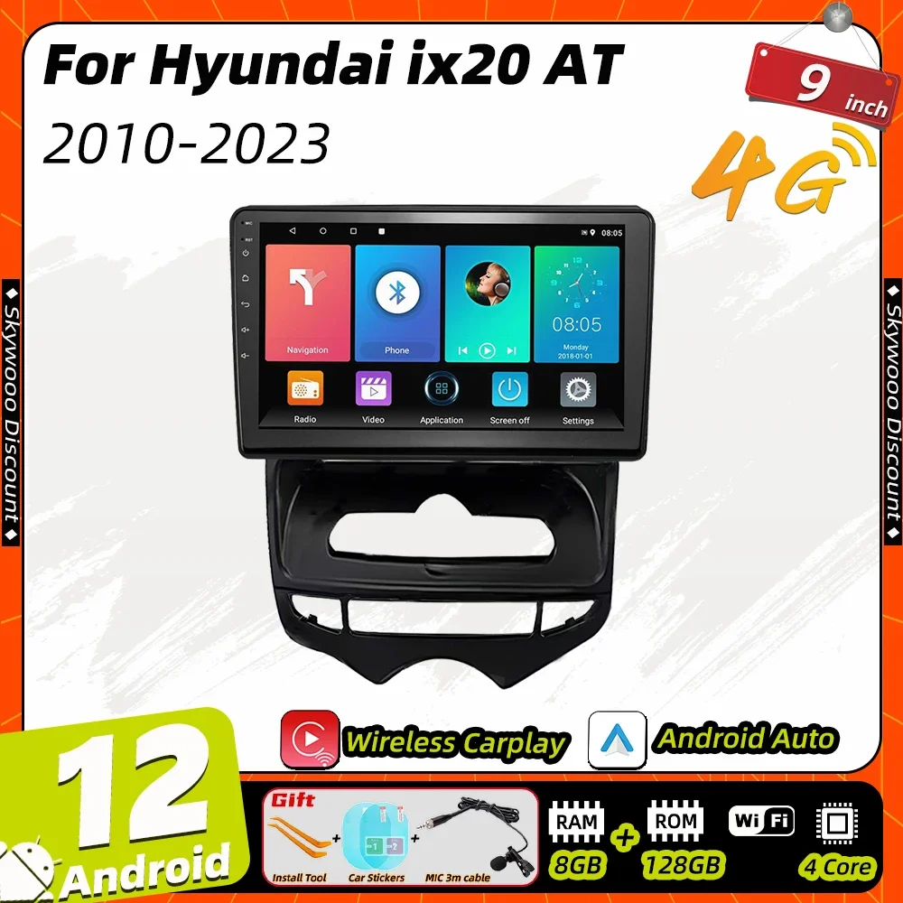 

2 Din Multimedia for Hyundai ix20 ix-20 2010-2023 Auto Android Car Radio Stereo Carplay Navigation Autoradio Head Unit WIFI