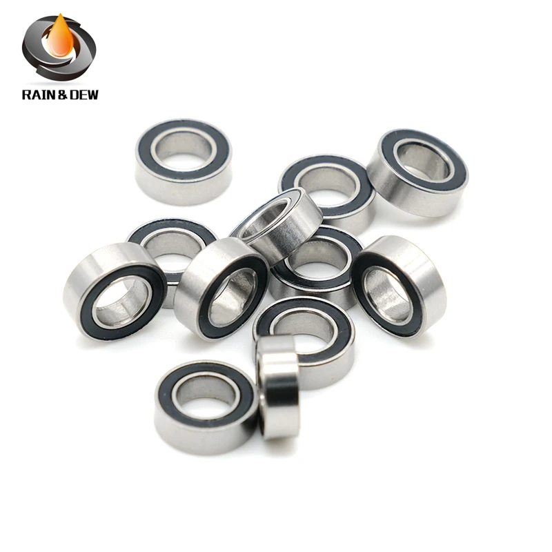 

10 Pcs SMR95 2RS 5x9x3mm Stainless Steel Bearing SMR95-2RS ABEC-7 Anti-rust Bearing MR95 Miniature Ball Bearing