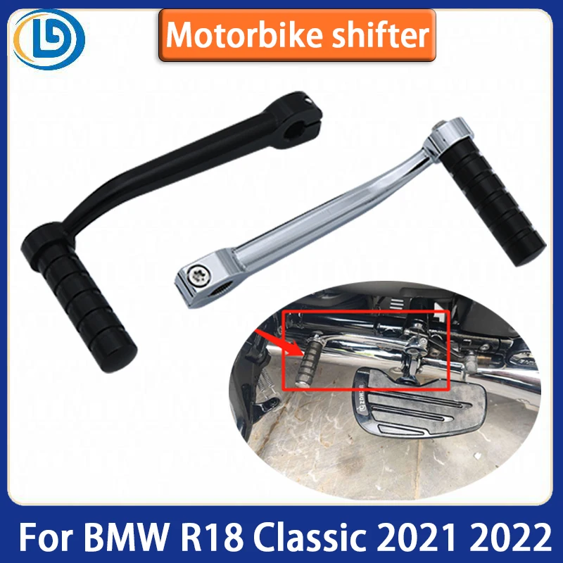 Fit For BMW R18 Classic R 18 2021 2022 Motorcycle Accessories R-18 CNC Aluminum Gear Shifter Shift Pedal Lever Black Chrome