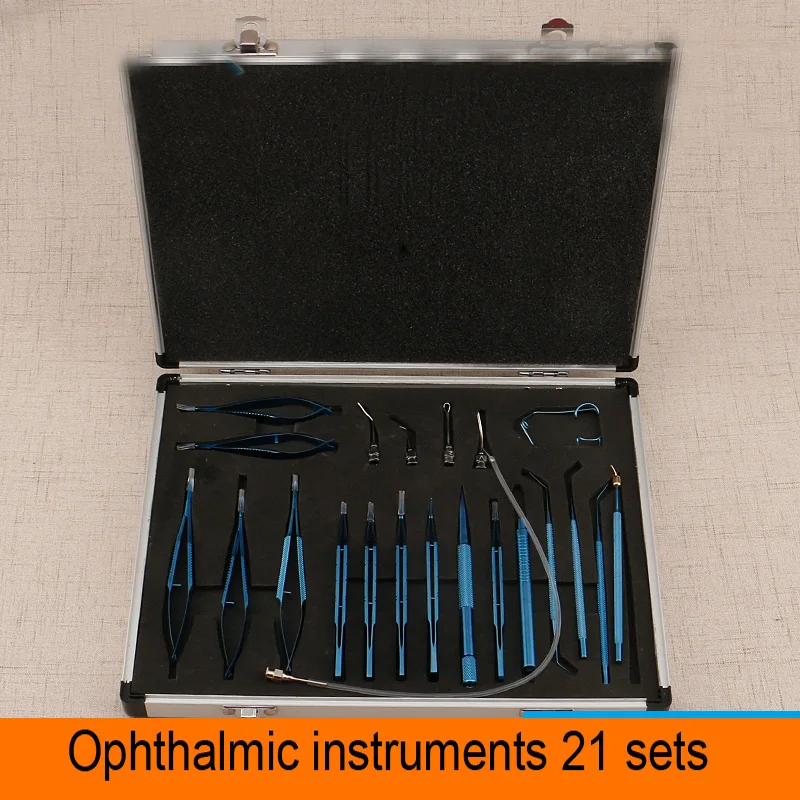 

Makeup tools/accessories Double eyelids and tools Microsurgery Instruments Titanium 21 Sets Eye Surgery Tools