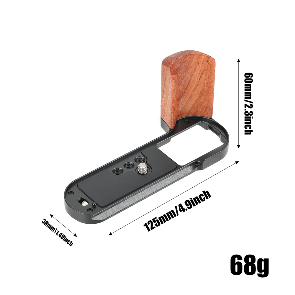 FOTGA para Fuji XT-50 placa L de liberación rápida Vertical/soporte adaptador de agarre manual para trípode de cámara Fujifilm XT50 Arca-Swiss