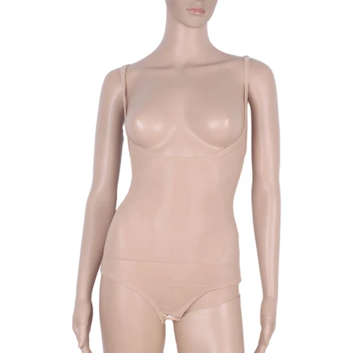 Monos de danza del vientre para mujer, camisola sin costuras, Color piel, mono de malla transparente, chaleco de entrenamiento superior, ropa interior de baile femenina