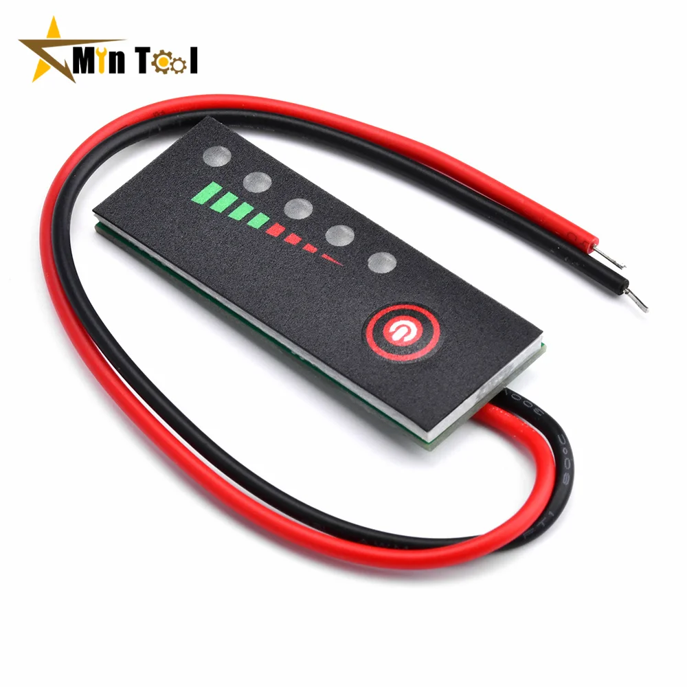 Battery Level Indicator Tester 18650 Lipo Lithium Capacity Meter 1S 2S 3S 4S 3.7V 7.4V 11.1V 14.8V Module Electronic Tool