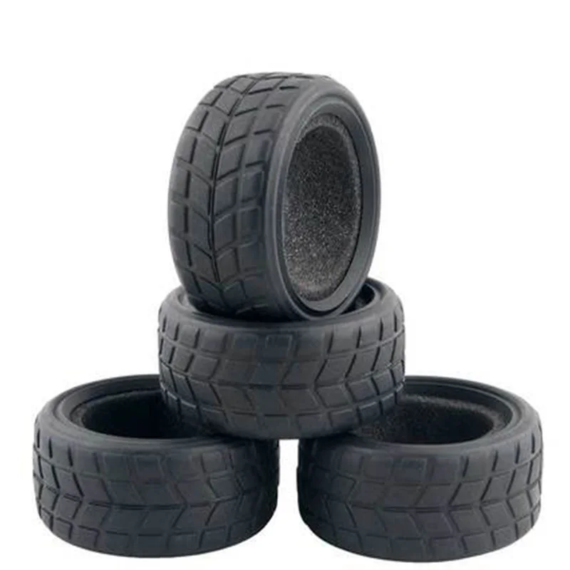 1:10 مقياس RC نموذج سيارة على الطريق 26 مللي متر إطارات مطاطية عالية القبضة تناسب HSP HPI HIMOTO REDCAT سباق ل 94123/94122 65 مللي متر/70 مللي متر/75 مللي متر