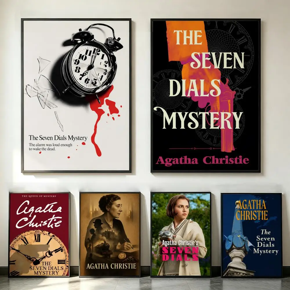 movie The Seven Dials Mystery Poster Poster HD Trendy SelfAdhesive Wall Art Print For Living Room Bedroom Dorm Office Home Gift