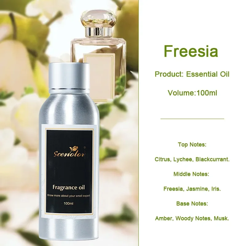 Hotel mewah wewangian eksklusif minyak esensial penyebar suplemen pemurni udara perangkat aroma penyegar udara Freesie 100ml