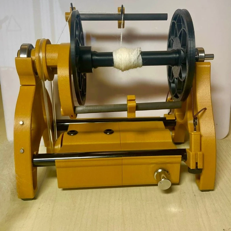 

Electric Spinning Wheel, Dog Hair Cotton Thread, New 12v Household Electric Mini Spinner Wheel, Wool Spinning Fiber Spinnings Wh