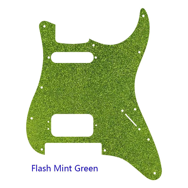 FeiMan Custom Guitar Pickguard - For US 11 Screw Holes Strat With Floyd Rose Tremolo Bridge Deluxe Humbucker HS No Control Knob