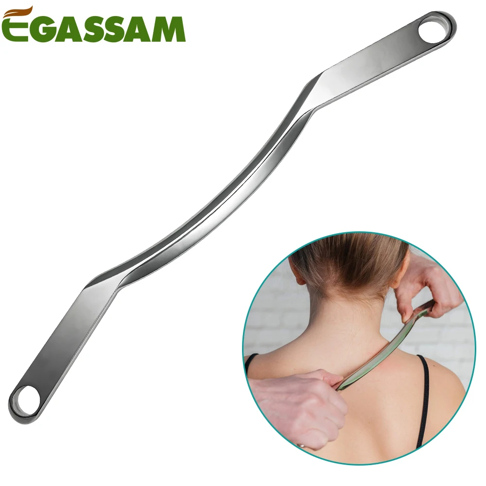 1PCS Stainless Steel Gua Sha Scraping Massage Tool - IASTM Tools Help Relieve Sore Muscles - Great Soft Tissue Mobilization Tool