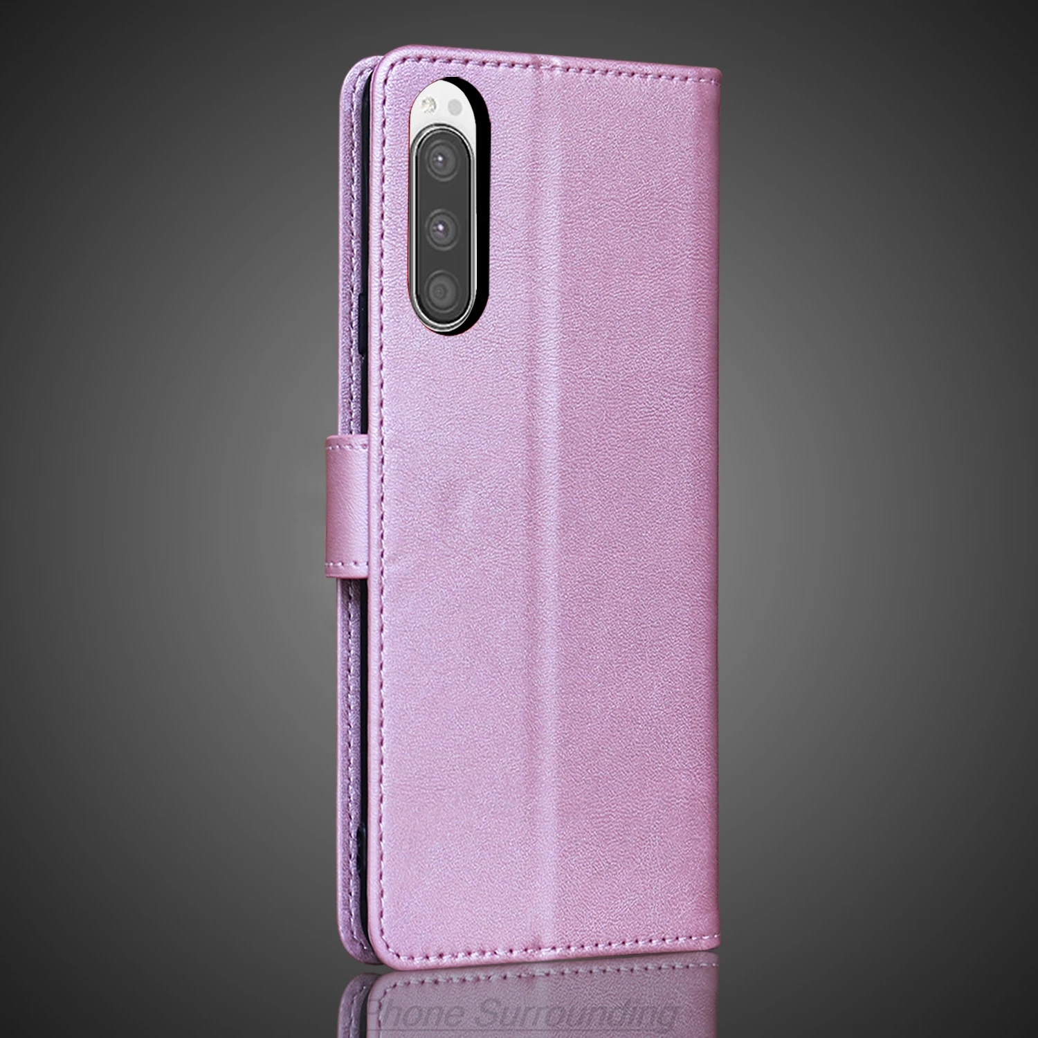 Wallet Flip Cover Pu Leather Case for Sony Xperia 5 J8210 J8270 J9210 J9260 Card Holder Phone Bags Holster Capa Fundas Coque