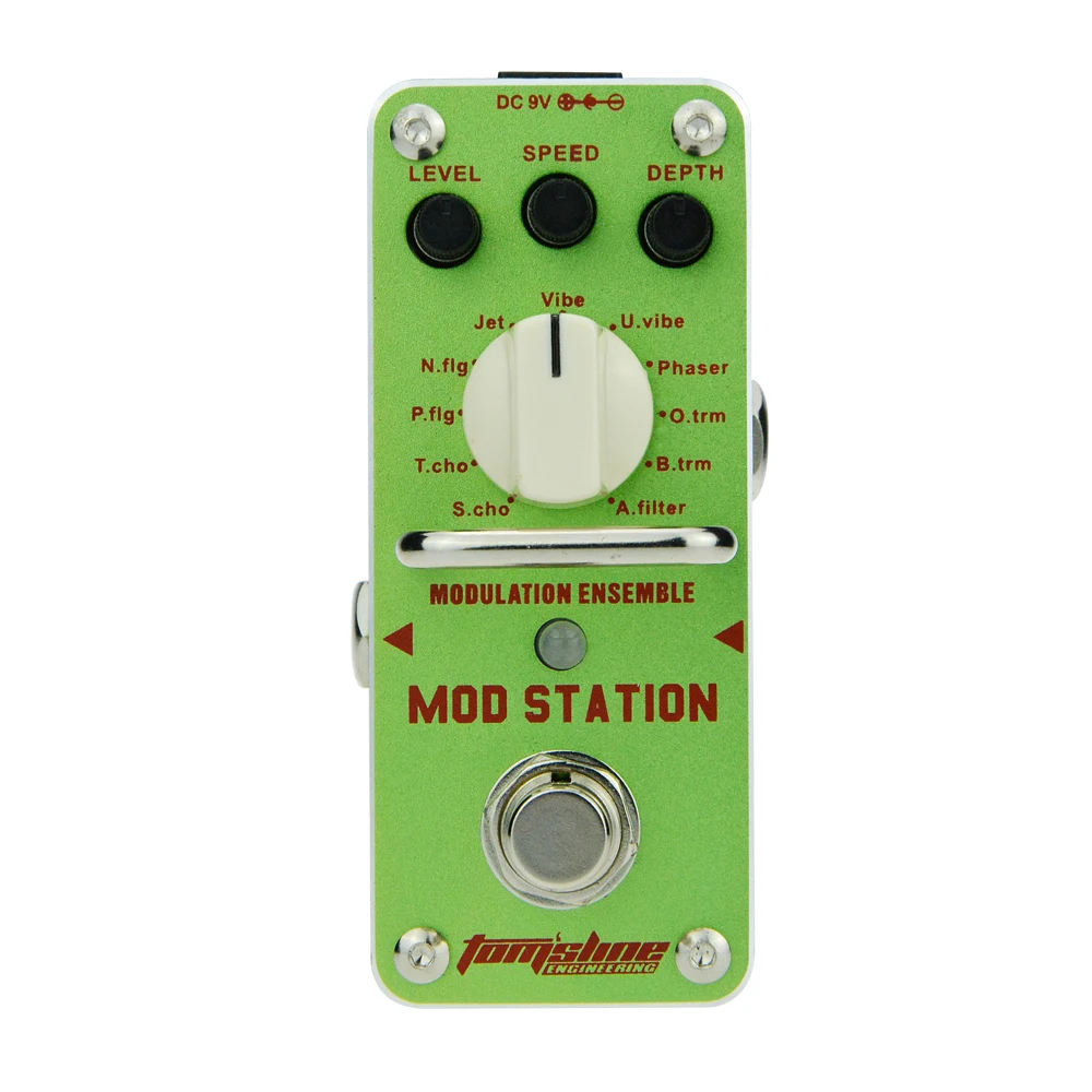 Aroma AMS-3 Mod Station Modulation Ensemble Guitar Effect Pedal Mini Single Effect True Bypass Guitar Parts & Accessories