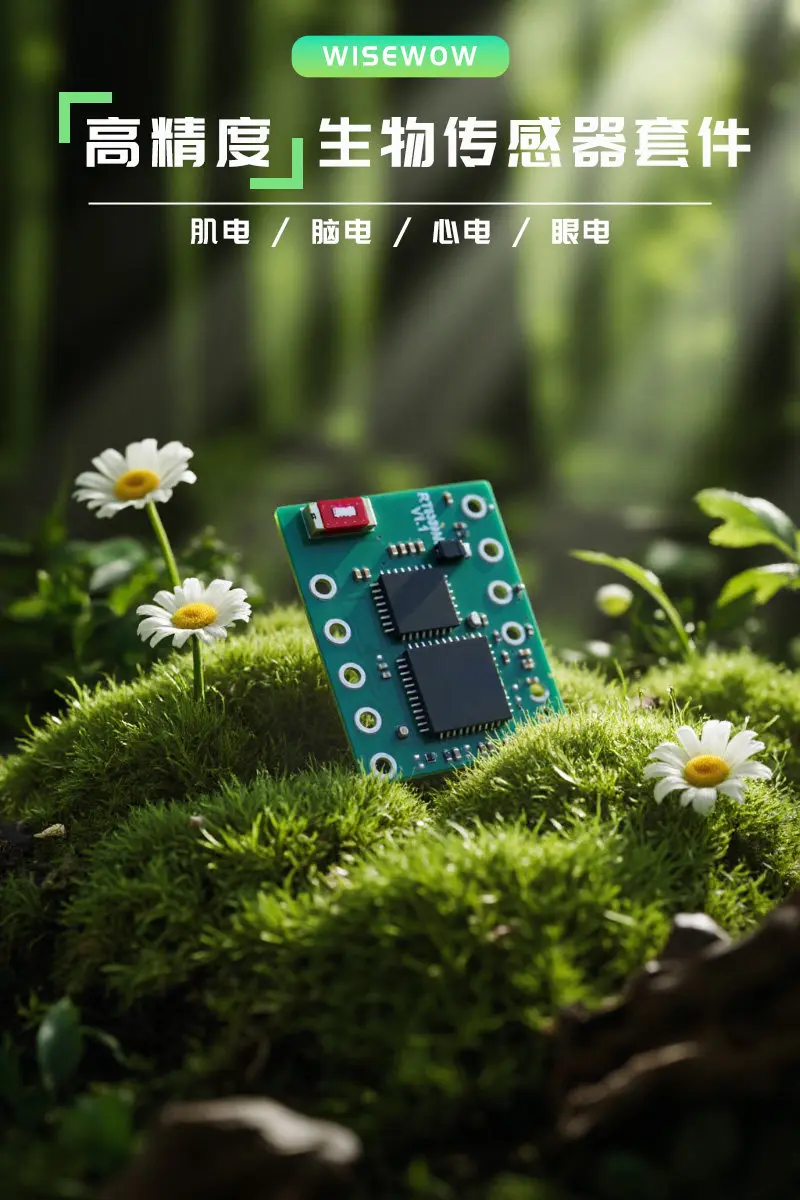 High-precision Biological Sensor Kit Tiny Voltage Signals EMG ECG EEG EOG