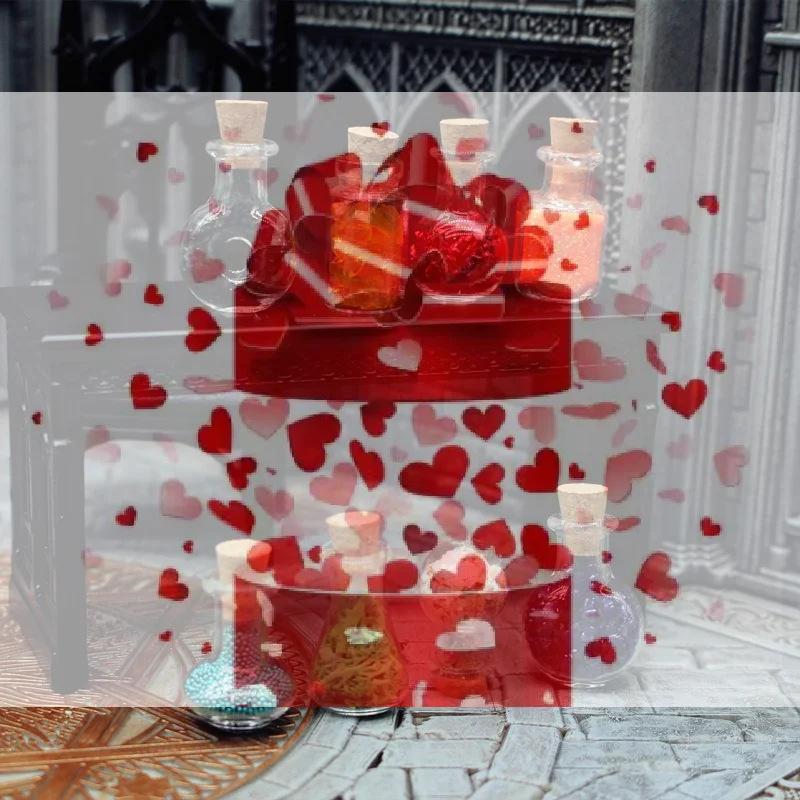 

Набор из 4 миниатюрных стеклянных флаконов для кукольного домика: имитация волшебных напитков, минералов, с пробкой. Декор для Хэллоуина, праздничные аксессуары.