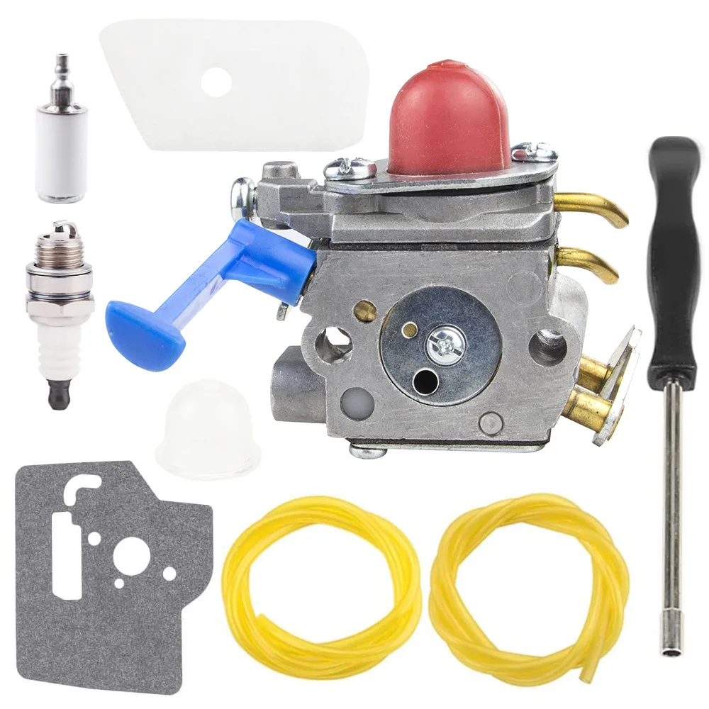 Carburetor Set for ZAMA C1Q-W40A, Fits 128LD 125LDX String Trimmers Blowers, Replaces OEM 545081848