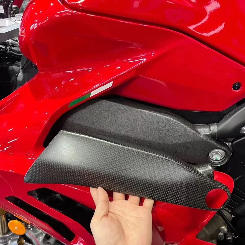For DUCATI Panigale V4 V4S Streefighter V4/S Carbon Fiber Frame Covers Fuel Tank Side Panels Fairing Kit Motorcycle Accessories
