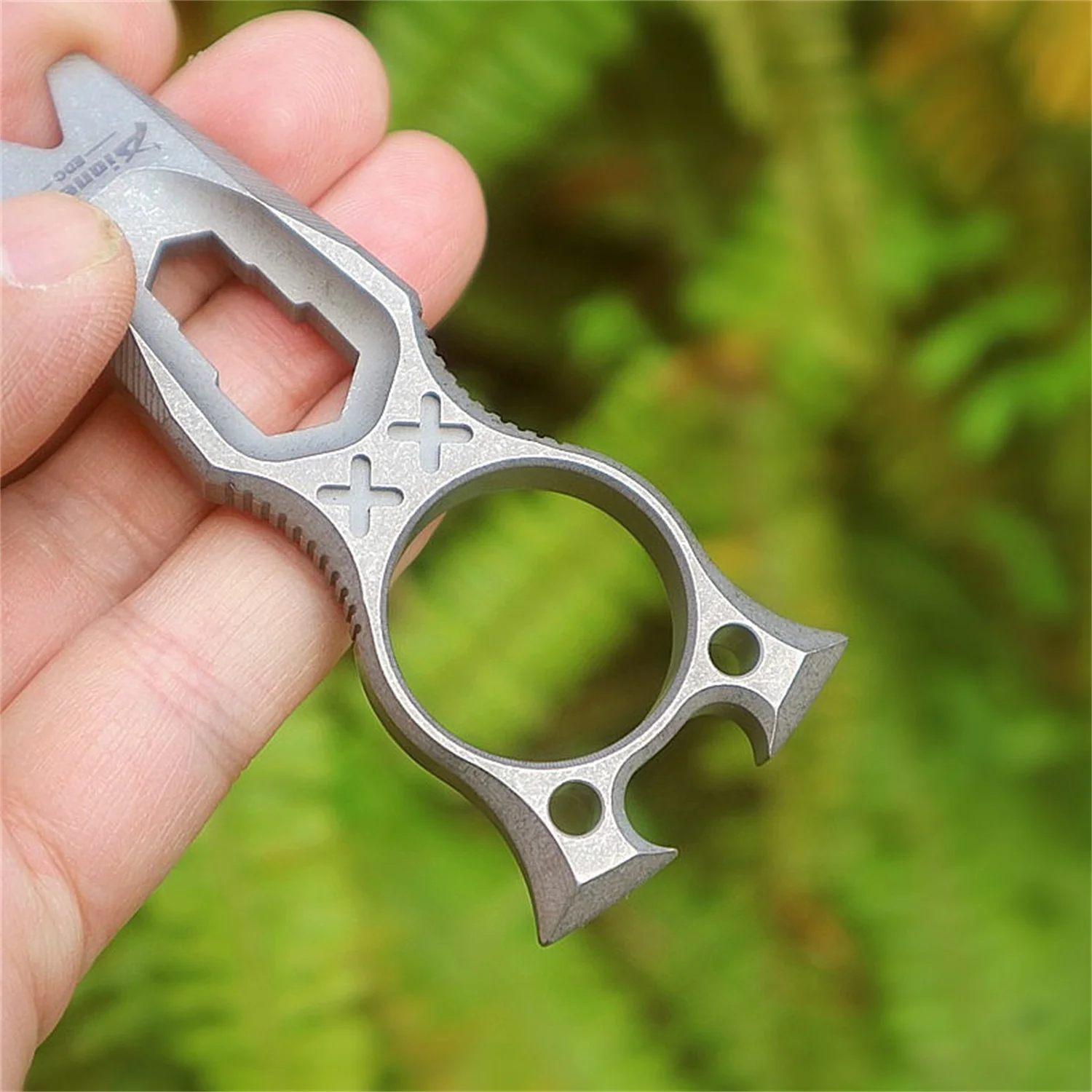 TC4 Titanium alloy Multifunctional Crowbar Bottle Opener Hexagonal Wrench EDC Outdoor Camping Gadgets