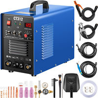 VEVOR CT312 TIG/MMA Plasma Cutter 3 in 1 Combo Welding Machine Tig/Arc Welder 120A Plasma Cutting Machine Dual Voltage 110 220V