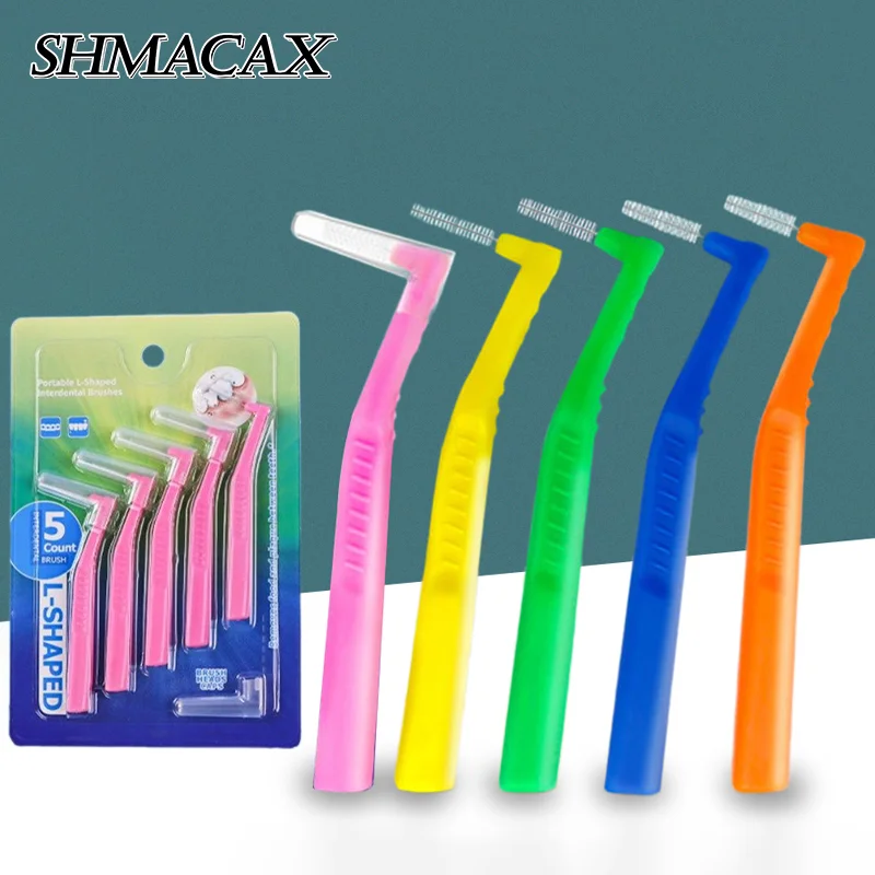 

Orthodontic Interdental Brush Detail Soft Double-Beam Teeth Cleaning Special Brush Oral Adult Cleaning Care Tool