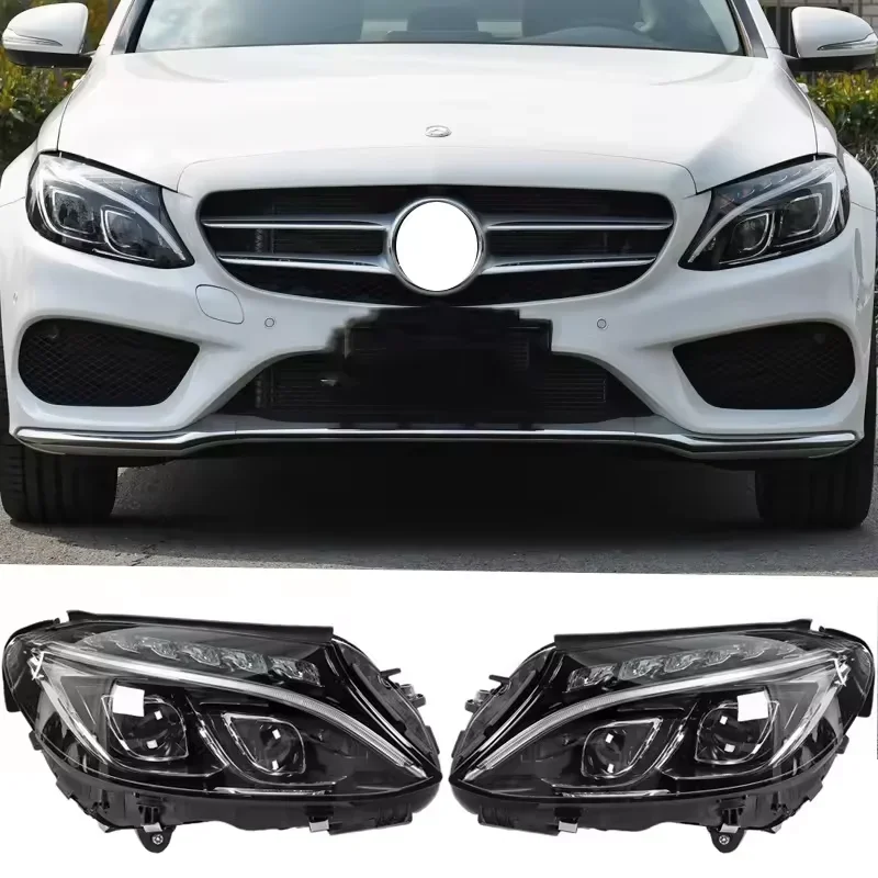 

TYPY New LED Head Lamp Upgrade Modified For Benz C-Class W205 Headlight 2015-2018 Dynamic Signal Head Lamp Auto Accessories