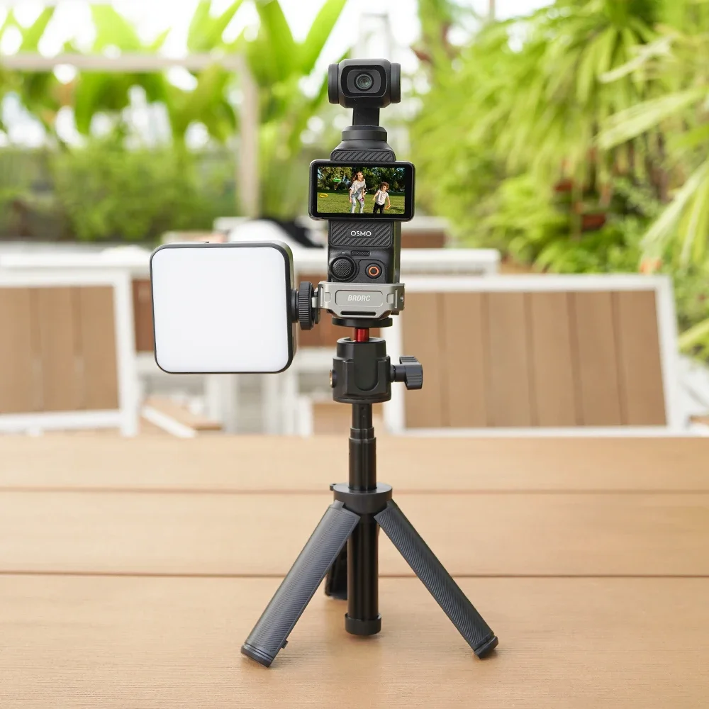 Adaptador magnético de aluminio para Dji Osmo Pocket 3 - 180 soporte ajustable de liberación rápida accesorio multiusos para Vlog y fotografía