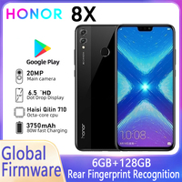 HONOR 8X mobile phone Global firmware RAM 6GB ROM 128GB CPU Haisi Qilin 710 6.5-inch rear camera 20MP used phone