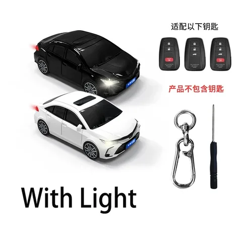 Чехол для ключей Toyota Corolla, модель автомобиля, 2 3 кнопки, Toyota Prius Camry Corolla CHR C-HR RAV4 Land Cruiser, чехол для ключей, брелок для ключей