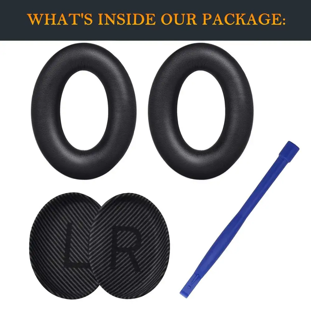 استبدال وسادات الأذن ل Bose QuietComfort ، منصات الأذن ، وسائد ، يفشل ، غطاء عقال ، 35 QC35 I II سماعات