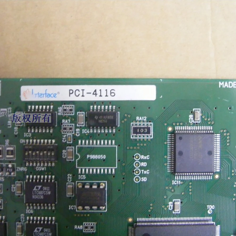 PCI-4116 For Interface Data Acquisition Card