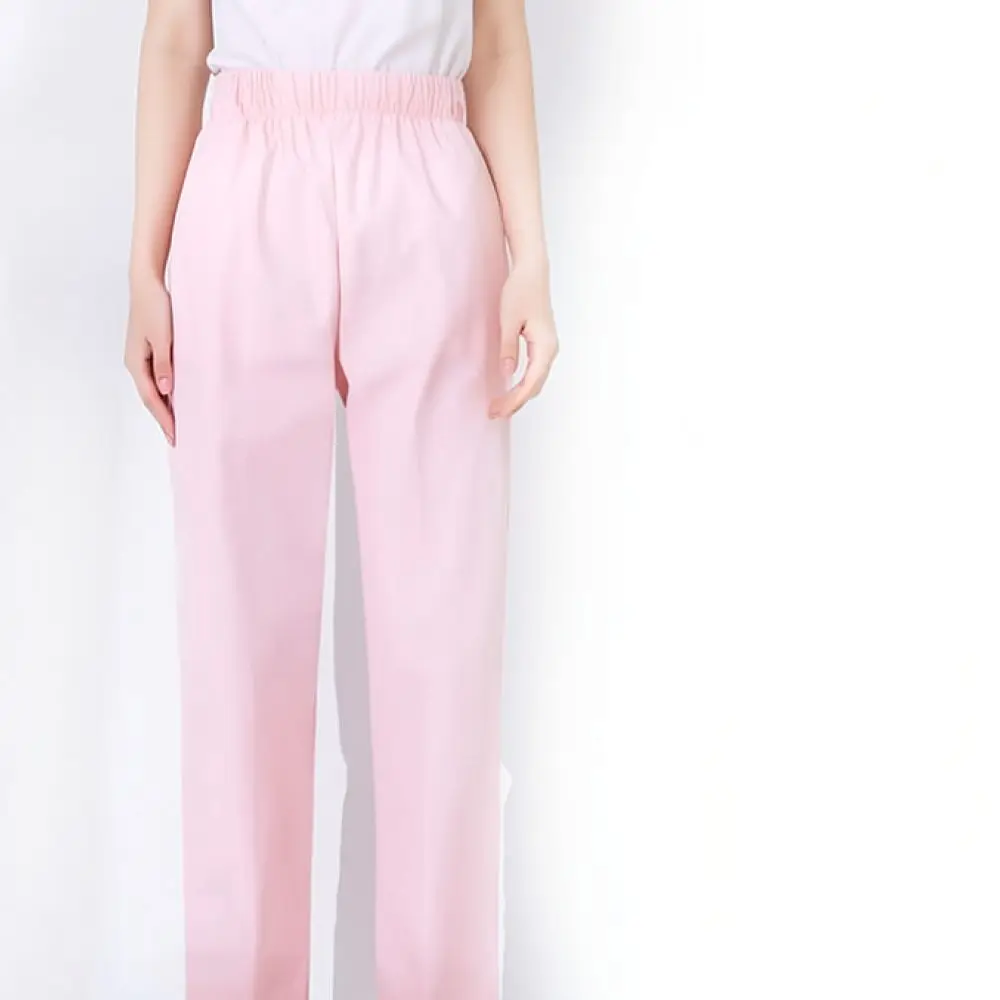 Loose Medical Scrub Pants Elastic Waist Nursing Trousers For Clinic Healthcare Workers Salon Uniform Professional Wear