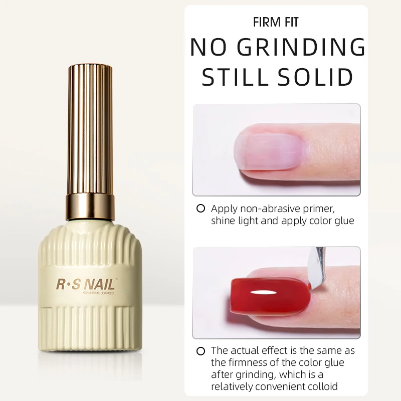 RS NAIL クリスタル トップコート 長持ち ソークオフ ノーワイプ UVジェル トップコート ポリッシュ不要 ベースジェル シャイニング クリア ハイグロス トップコート